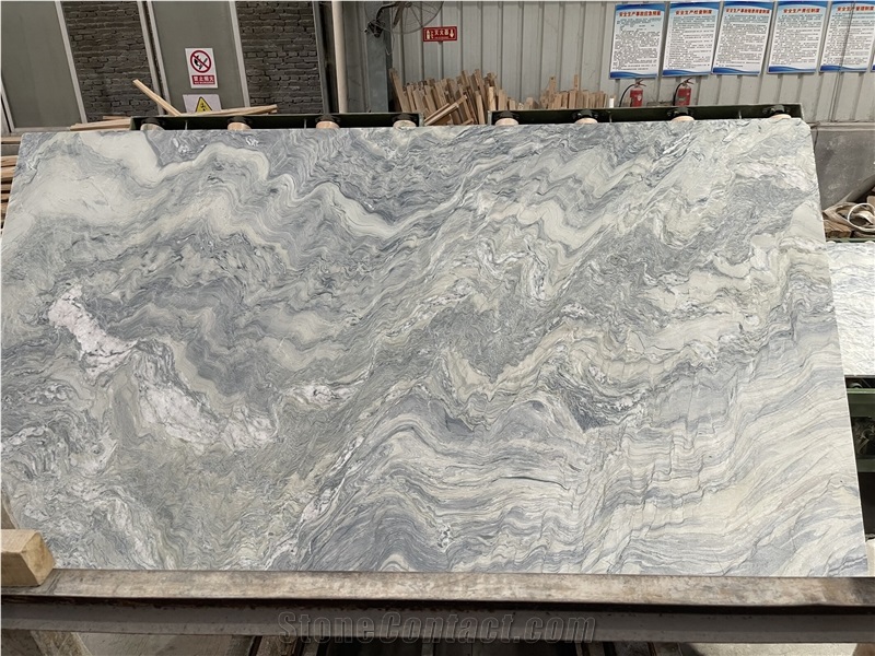 Mandala Whie Quartzite Slabs