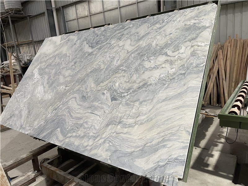 Mandala Whie Quartzite Slabs
