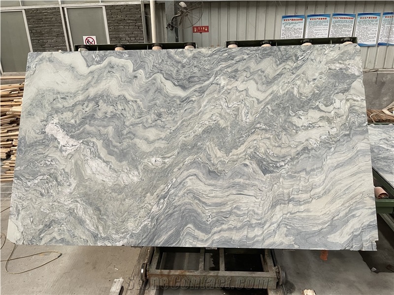 Mandala Whie Quartzite Slabs