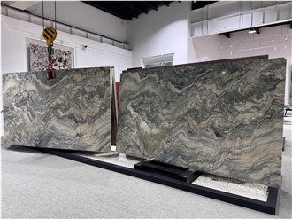 Mandala Whie Quartzite Slabs
