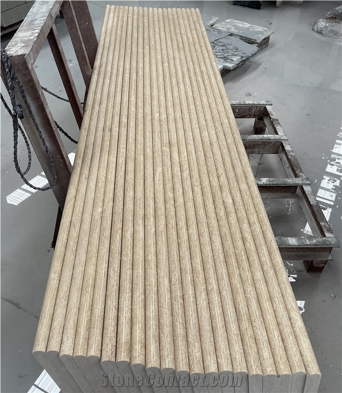 Sunny Beige Marble Stairs For Hotels