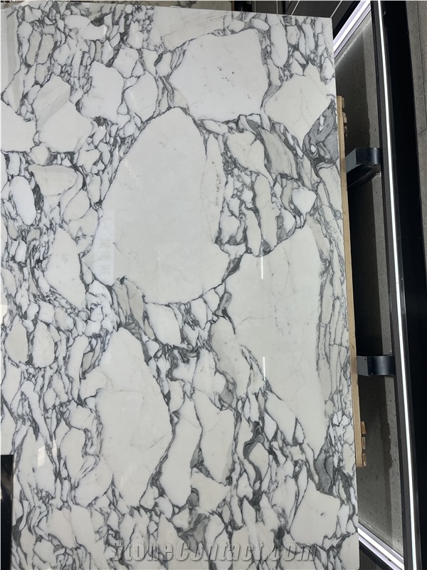 Custom Design Arabescato Marble Reception Counters For Hotel