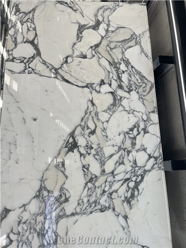 Custom Design Arabescato Marble Reception Counters For Hotel
