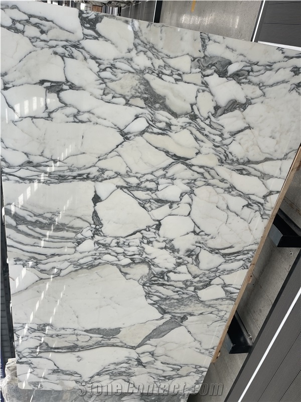 Custom Design Arabescato Marble Reception Counters For Hotel