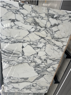 Custom Design Arabescato Marble Reception Counters For Hotel