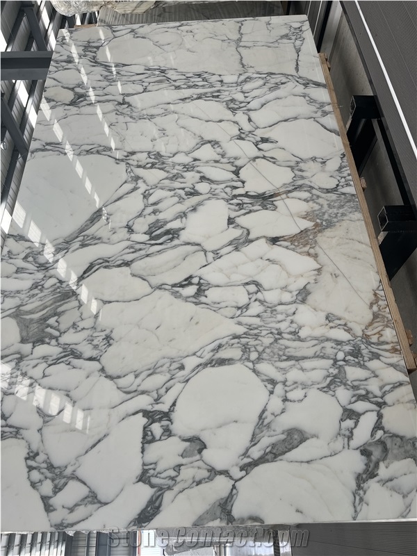Custom Design Arabescato Marble Reception Counters For Hotel