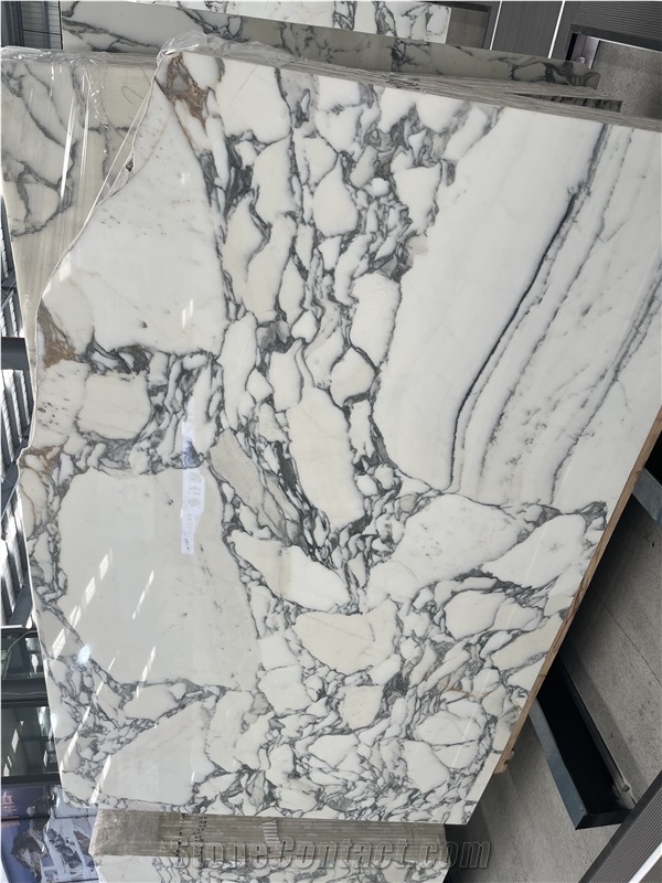 Custom Design Arabescato Marble Reception Counters For Hotel