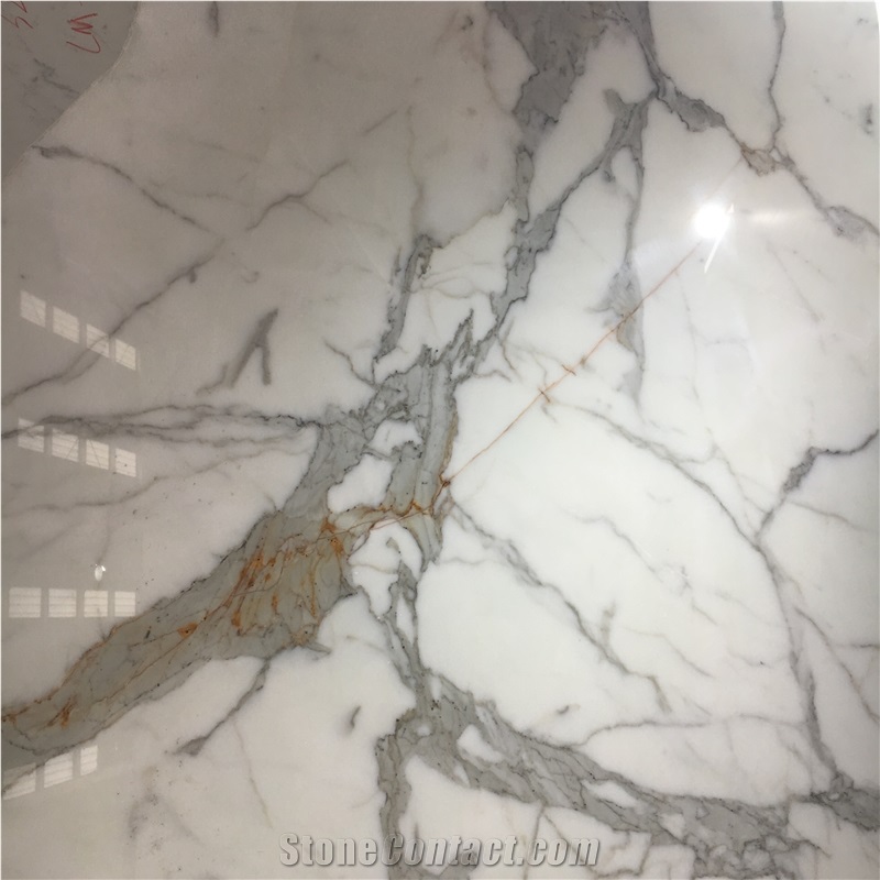 Luxury Marble Design Calacatta Gold Restaurant Counters