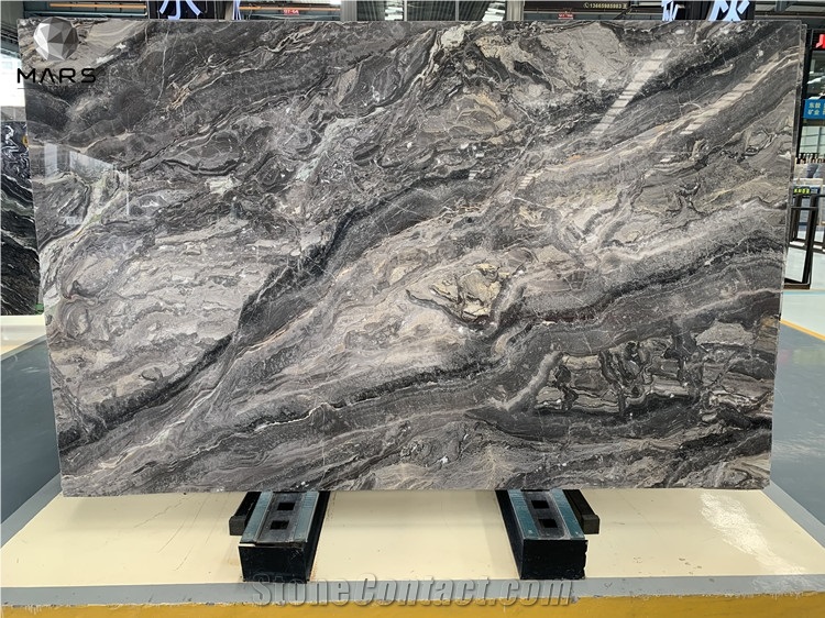 Arabescato Orobico Grigio Marble Slabs Polished