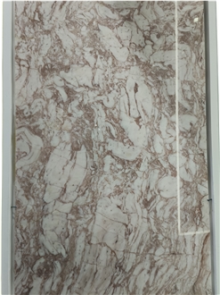 Red Cream Marble Slabs