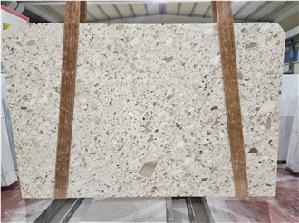 Ceppo Beige Limestone Slabs