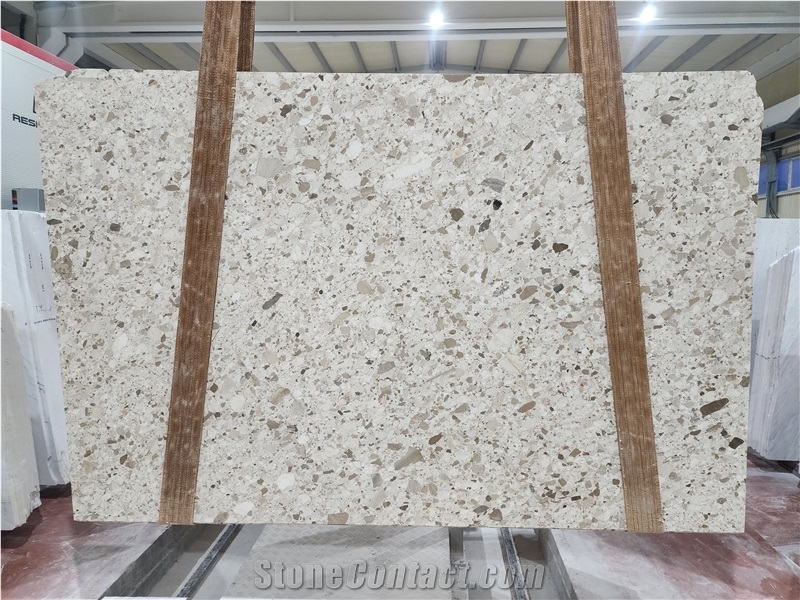 Ceppo Beige Limestone Slabs