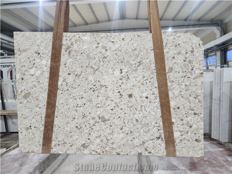 Ceppo Beige Limestone Slabs