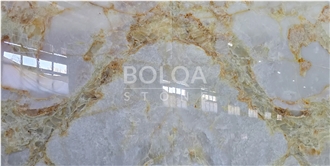 Iran Bonyad Onyx - Saffron White Onyx Slabs
