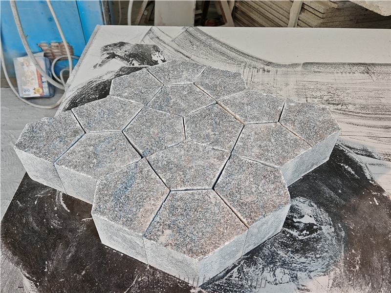 Sesame Grey Granite Natural Surface Garden Stepping Stone