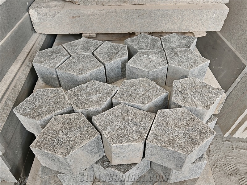 Sesame Grey Granite Natural Surface Garden Stepping Stone