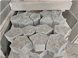 Sesame Grey Granite Natural Surface Garden Stepping Stone