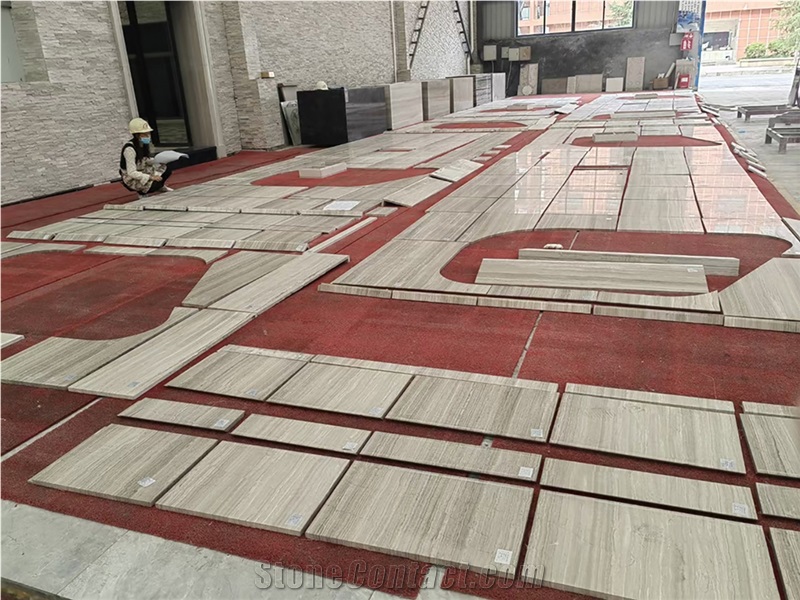 Westin Projects, White Wooden Marble Tiles