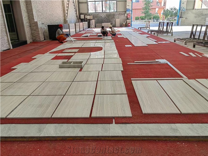 Westin Projects, White Wooden Marble Tiles