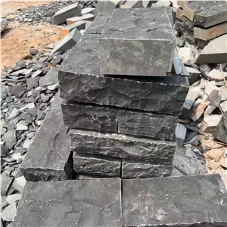 Zhangpu Black Basalt Natural Surface Kerbstone