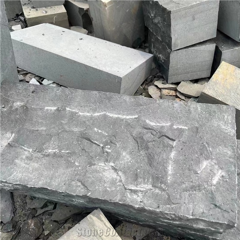 Zhangpu Black Basalt Natural Surface Kerbstone