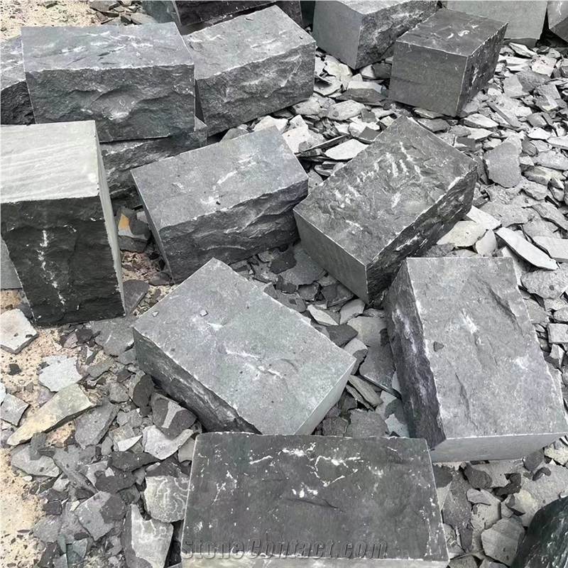 Zhangpu Black Basalt Natural Surface Kerbstone