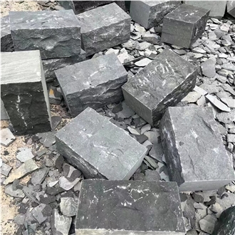 Zhangpu Black Basalt Natural Surface Kerbstone