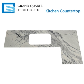 Printed Quartz Slabs GQ-T507
