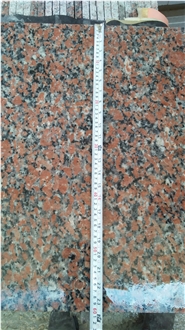 Red Aswan Granite Flamed Slabs