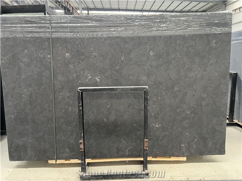 Black Lapis Lazuli Honed Marble Slabs, Tiles