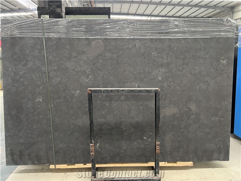 Black Lapis Lazuli Honed Marble Slabs, Tiles