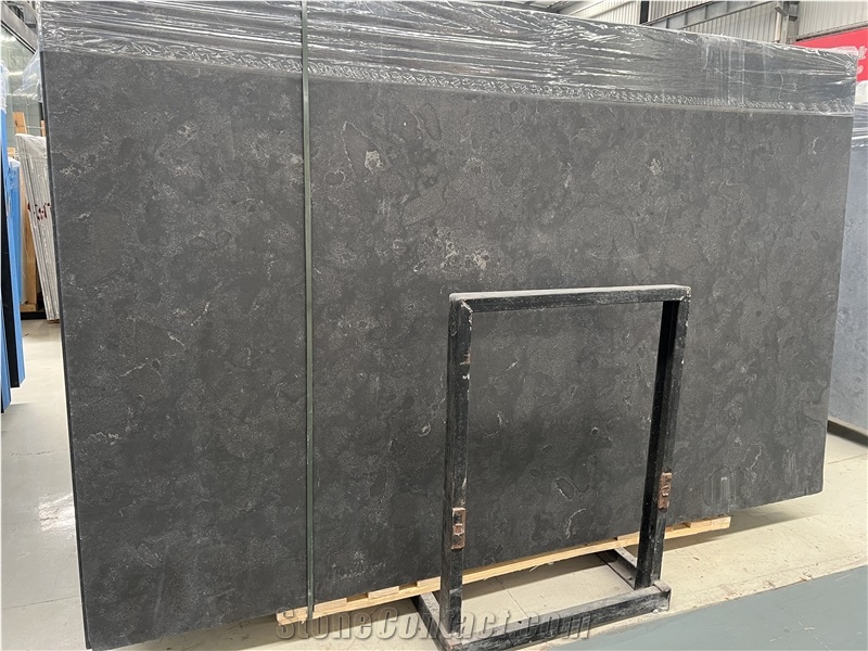 Black Lapis Lazuli Honed Marble Slabs, Tiles