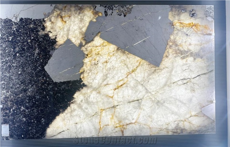 Crystal Patagonia Quartzite Slabs