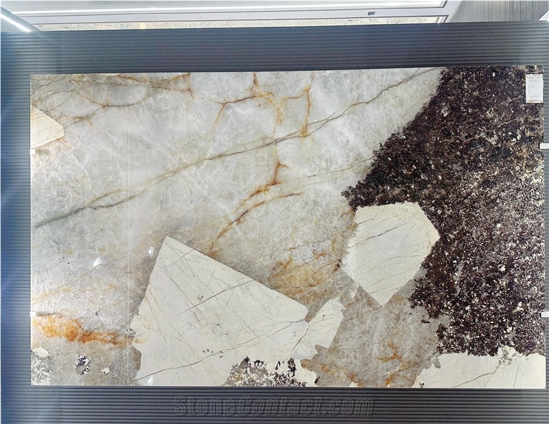 Crystal Patagonia Quartzite Slabs