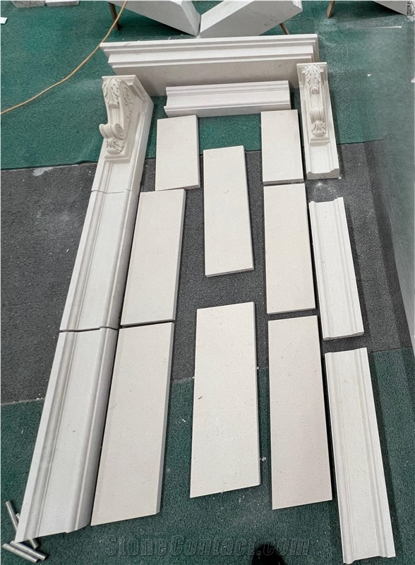 Fontainebleau Limestone Wall Door Frames