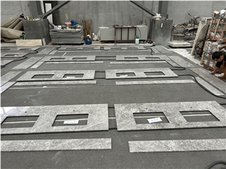 Hermes Grey Marble Vanity Tops