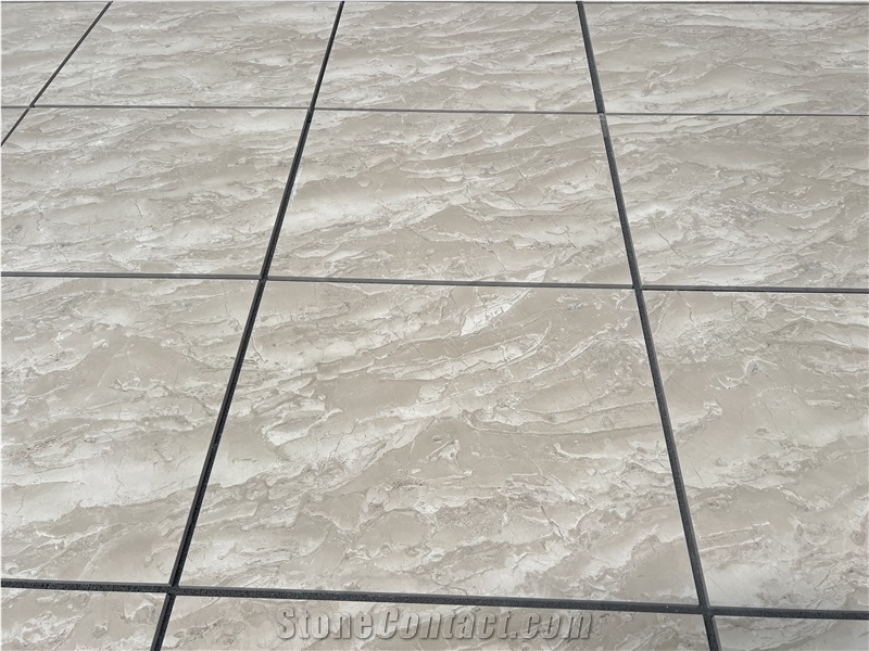 Oman Beige Marble Leather Finish Tiles
