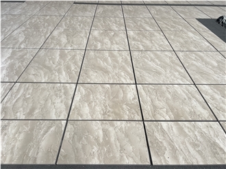 Oman Beige Marble Leather Finish Tiles