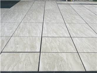 Oman Beige Marble Leather Finish Tiles