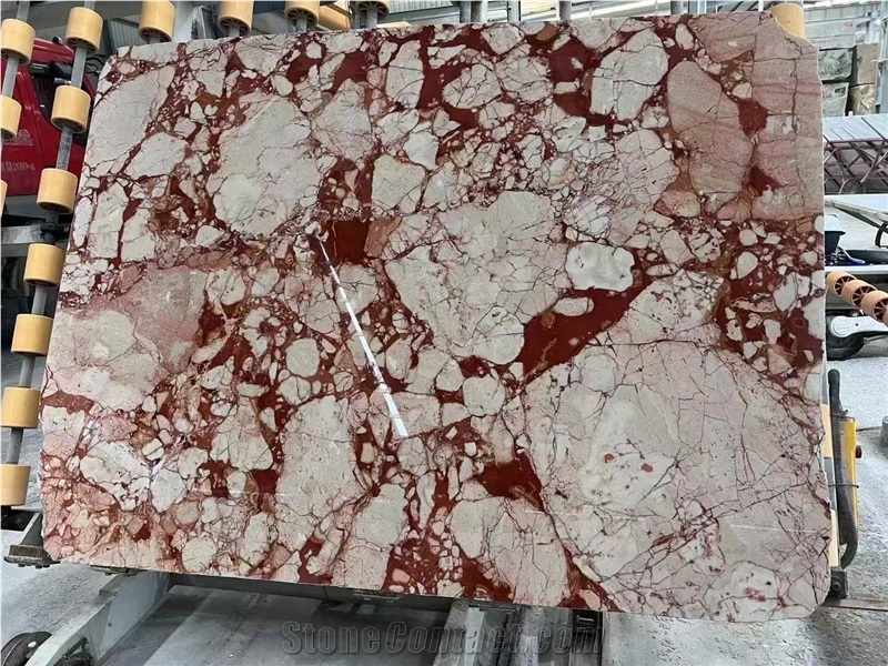 Bulgari Red Marble Slabs