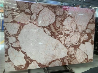 Bulgari Red Marble Slabs