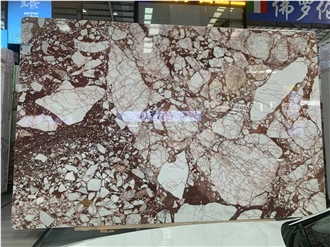 Bulgari Red Marble Slabs
