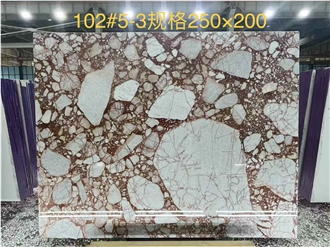 Bulgari Red Marble Slabs