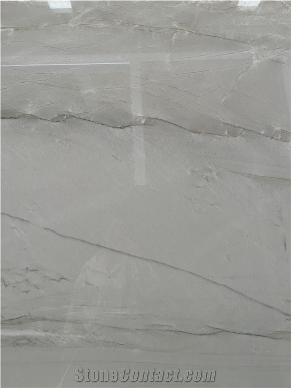 Elegant Mont Blanc White Quartzite Slabs