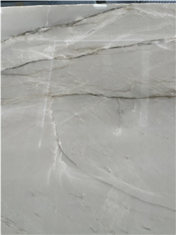 Elegant Mont Blanc White Quartzite Slabs