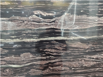 Brown Aligator Marble Slabs In Polished Surface
