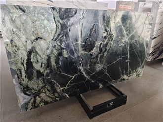 Green Forest Quartzite Slabs For Wall Decor