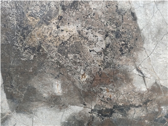 Invisible Grey Marble Slabs 20Mm Thick Polished Surafce