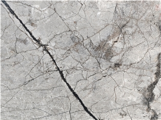Invisible Grey Marble Slabs 20Mm Thick Polished Surafce