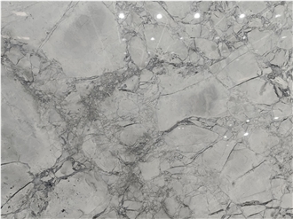 Super White Quartzite Slabs 20Mm Thick Polished Surface